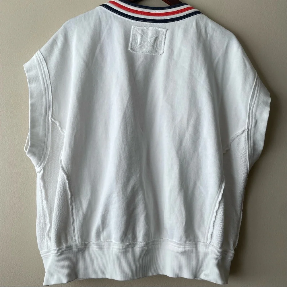 WE THE FREE Ivy Vest Women's XS 100% Cotton Oversized Slouchy Preppy - Picture 3 of 8